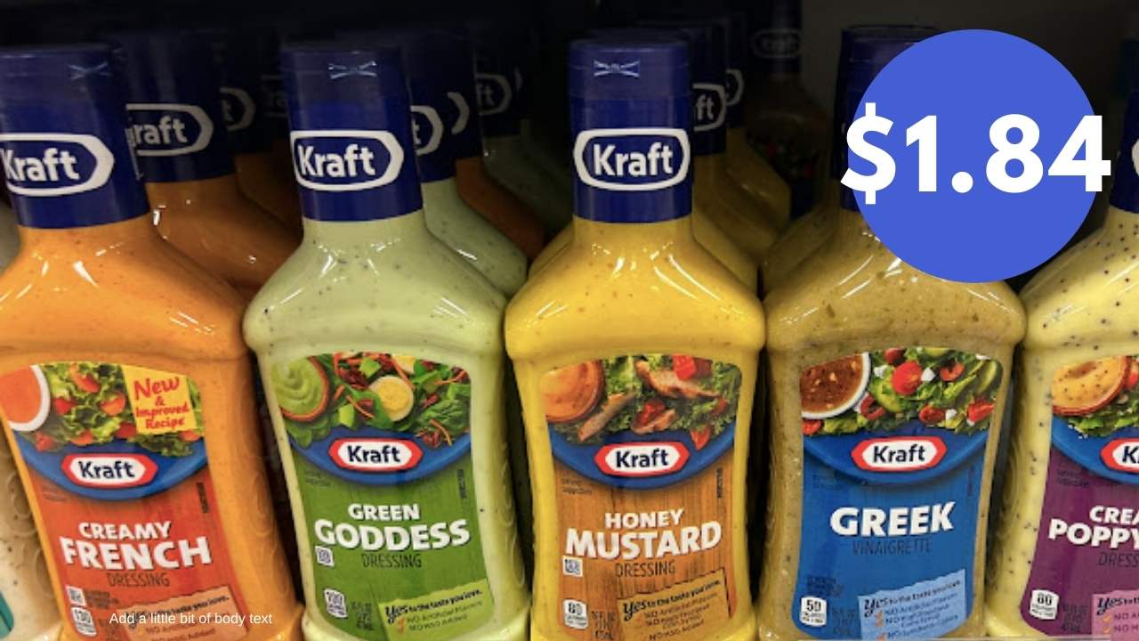 1.84 Kraft Salad Dressing Kroger Mega Deal Southern Savers