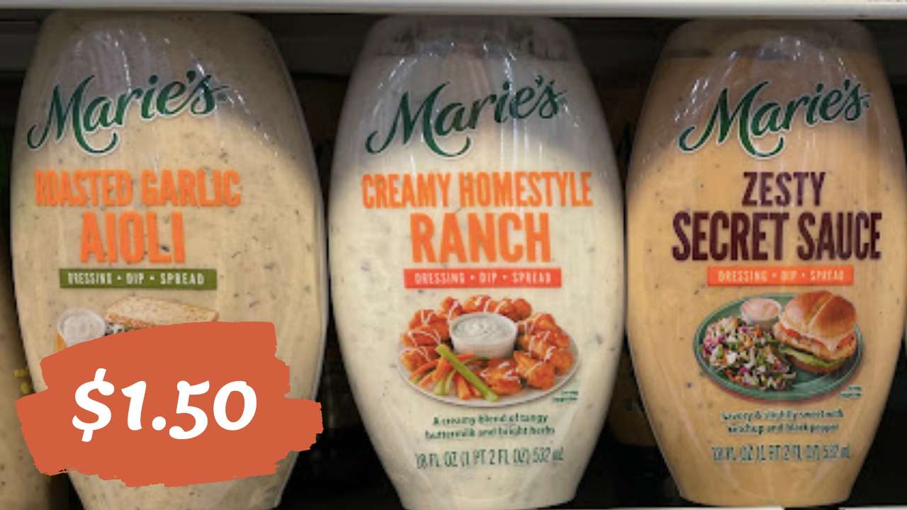Get Marie's Squeeze Bottle Dressing for $1.50 :: Southern Savers
