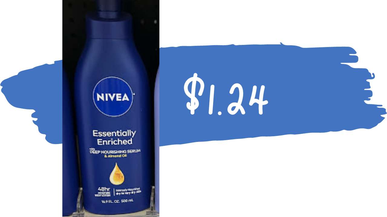 Get Nivea Body Lotion for 1.24 (reg. 6.99) at CVS Southern Savers