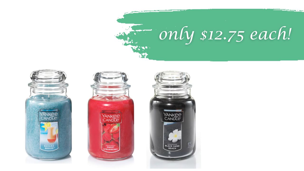 Yankee Candle 12.75 Large Jar Candles! Southern Savers