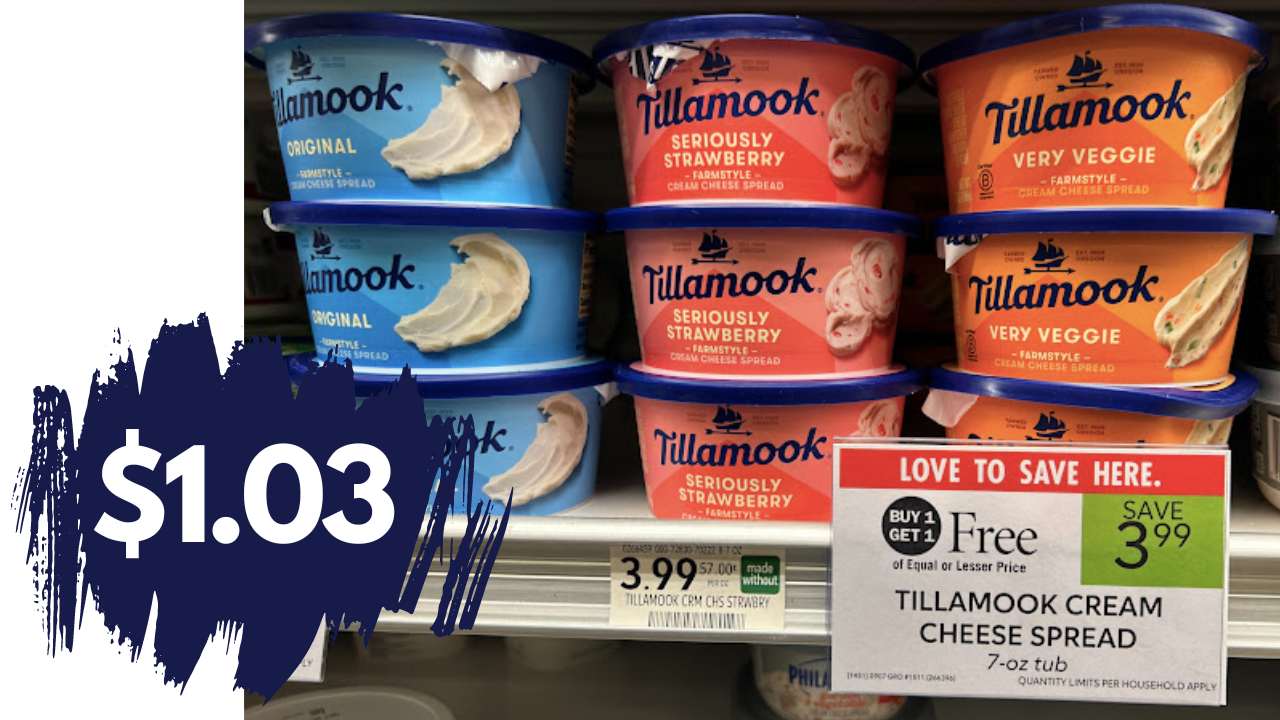  1 03 Tillamook Cream Cheese Southern Savers