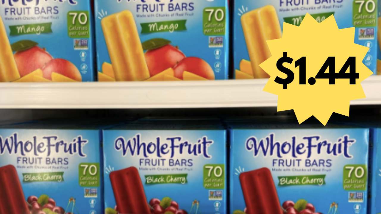 1.44 Whole Fruit Frozen Fruit Bars at Publix Southern Savers