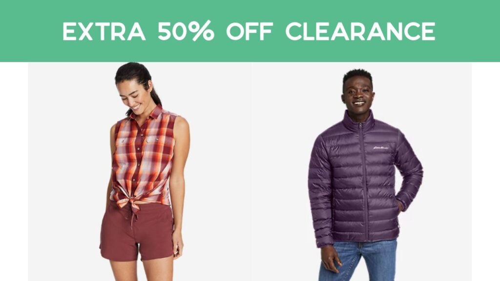 Extra 50 Off Clearance Eddie Bauer Southern Savers