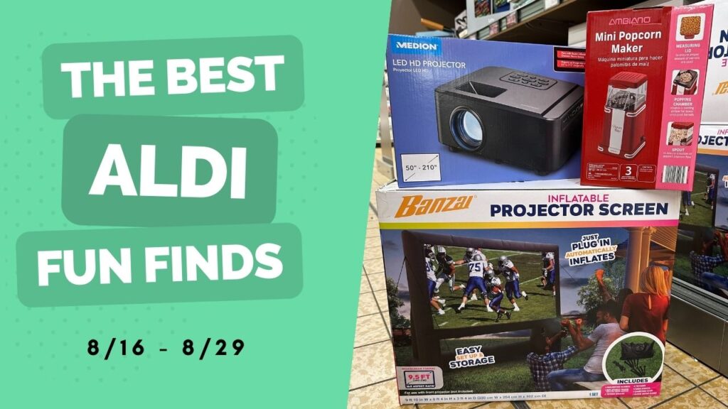 Aldi Fun Finds 15 Popcorn Maker + Gear For Outdoor Movie Night