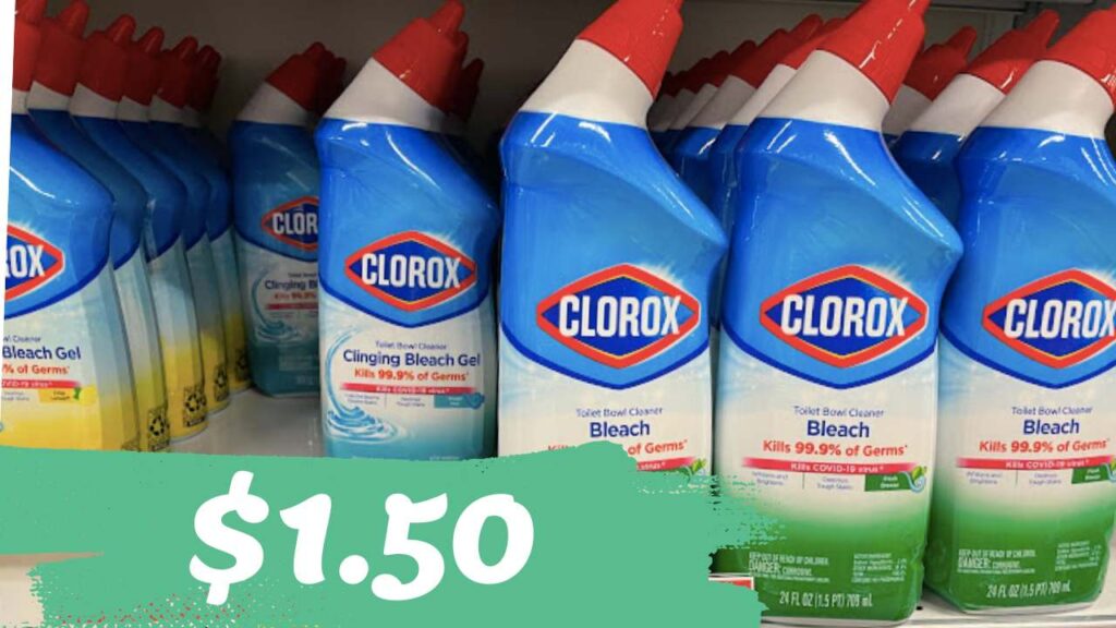 Get Clorox Toilet Bowl Cleaner for 1.50 at Publix Southern Savers