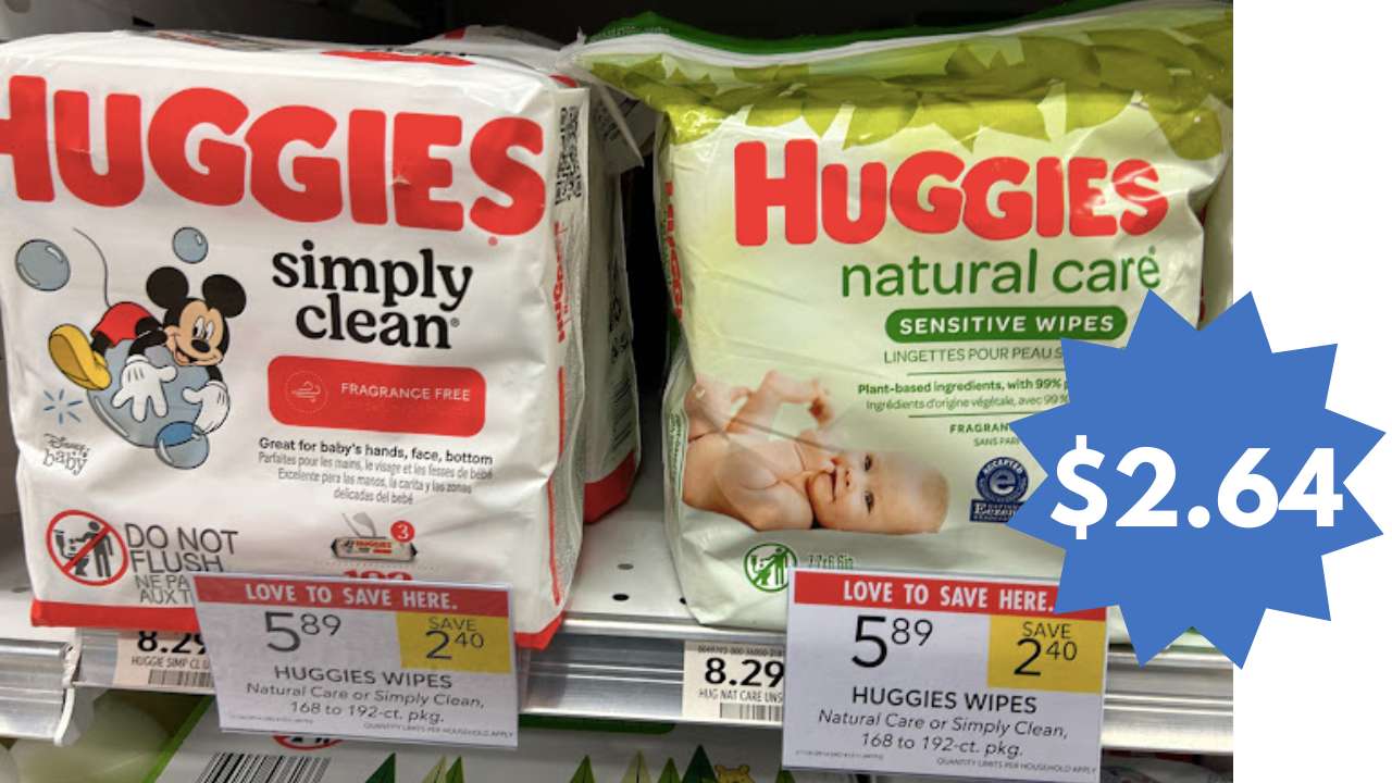 2.64 Huggies Wipes at Publix (reg. 8.29) Southern Savers