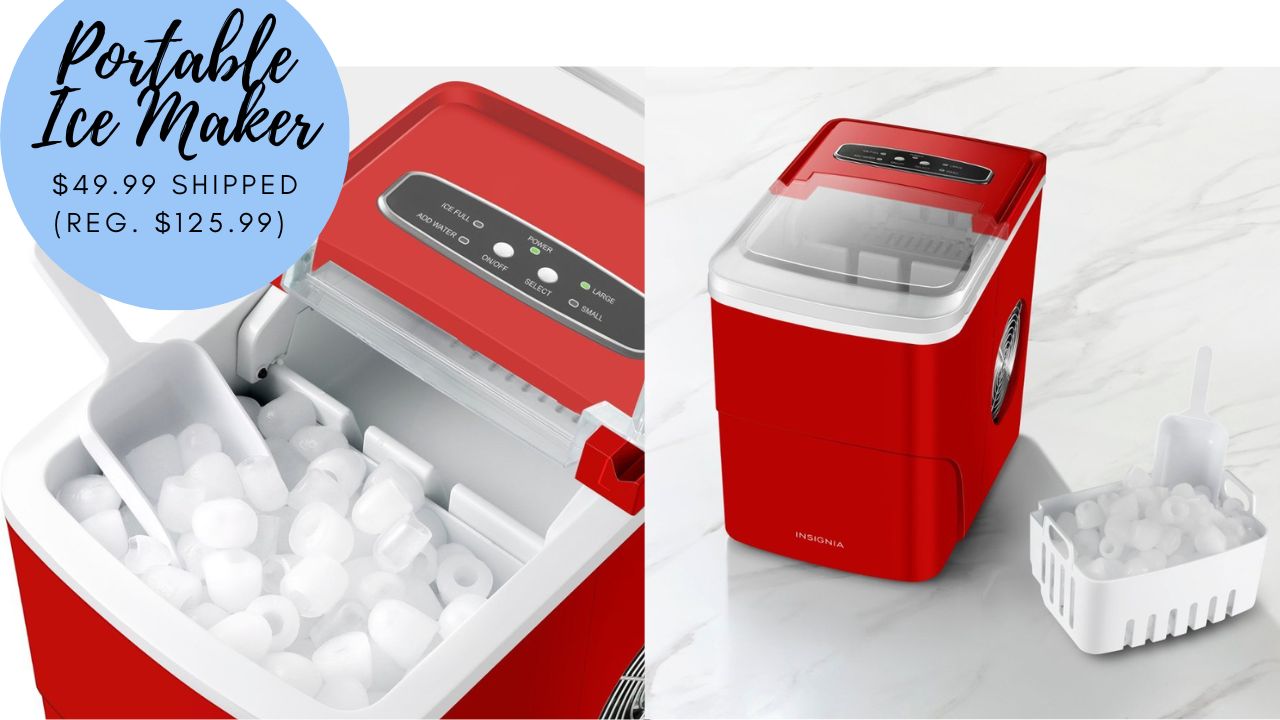 Insignia Portable Ice Maker 49.99 (Reg. 126) Southern Savers