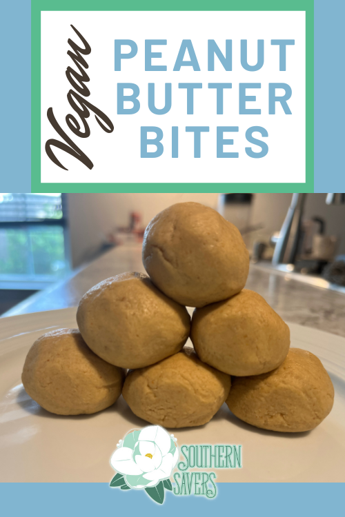 These protein filled peanut butter bites are vegan and perfect for those avoiding either gluten or dairy as well! Make a batch for after school snacks.