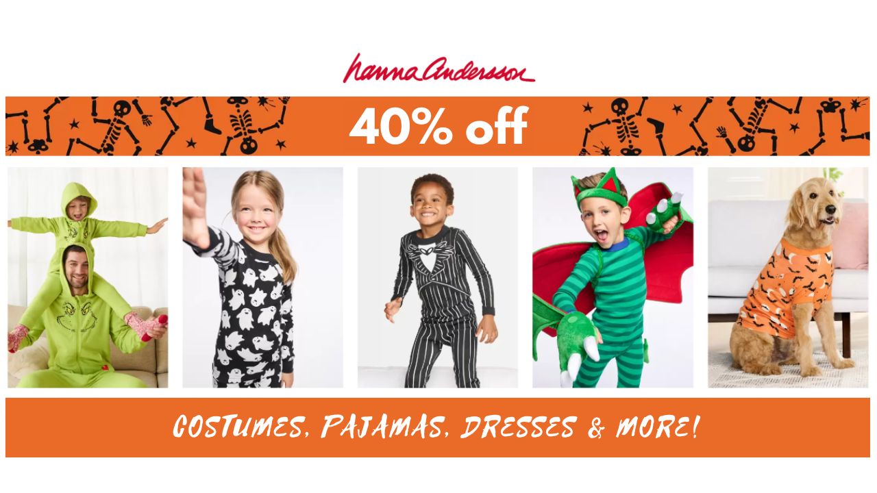 Hanna Andersson  40% Off Spooky Kids' Styles :: Southern Savers