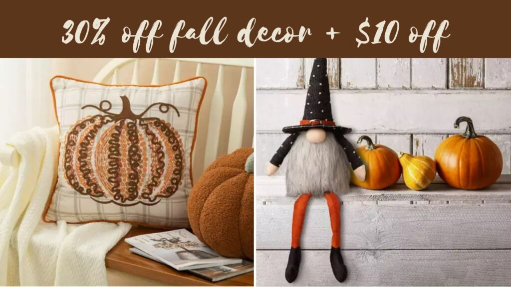 30 off Kohl's Fall Decor + Extra 10 off Southern Savers