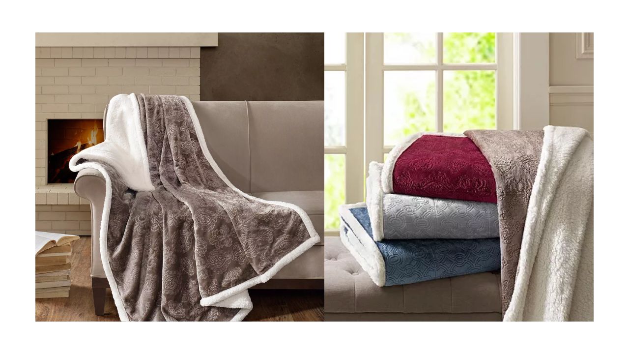 Elma Oversized Textured Plush Throw 23.79 (reg.70) at Kohl's