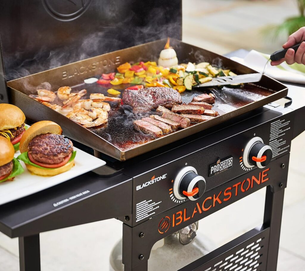 Blackstone 22'' Outdoor 2-Burner Griddle Grill w/Cover & Tools