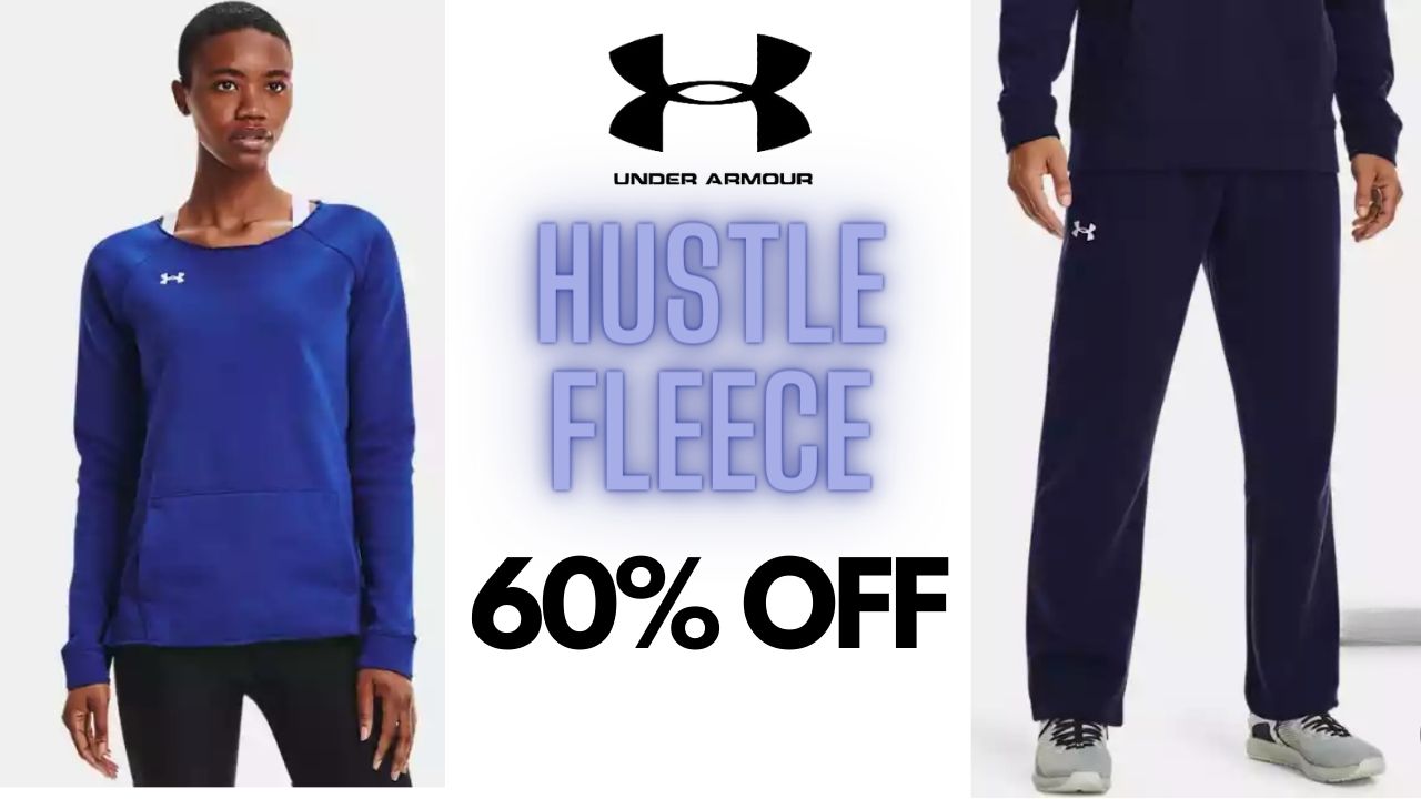 Under Armour Hustle Fleece for $19.99 (reg. $55) :: Southern Savers