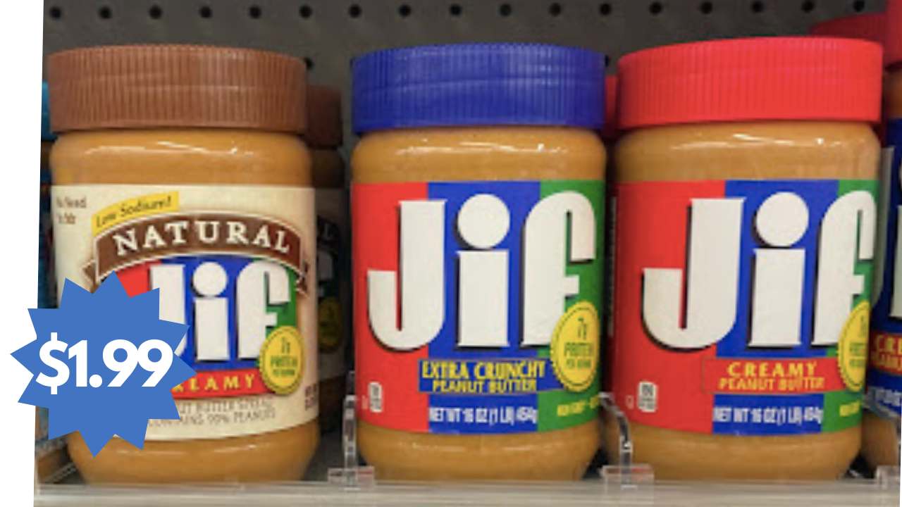 Get Jif Peanut Butter for 1.99 with Kroger eCoupon Southern Savers