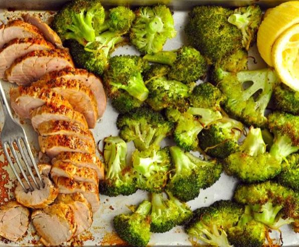 pork and broccoli