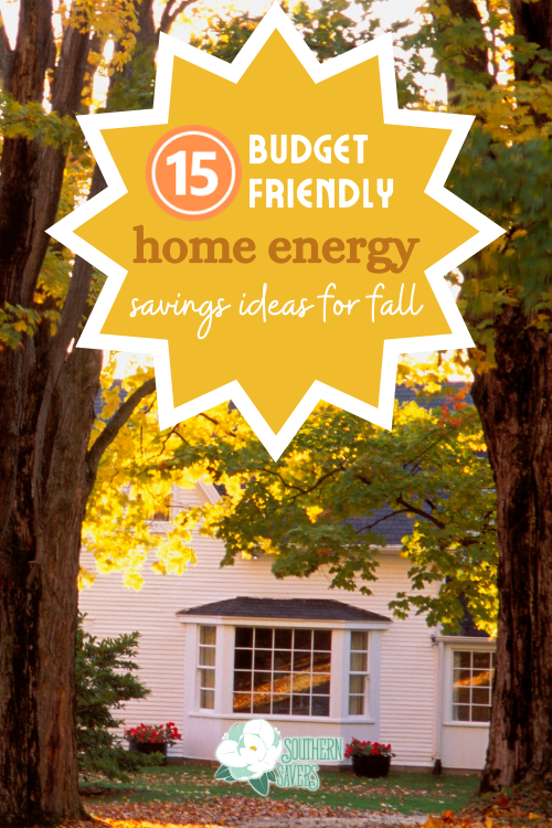 With colder weather coming, try some of these simple home energy savings ideas for fall to cut the cost of utilities over the winter!