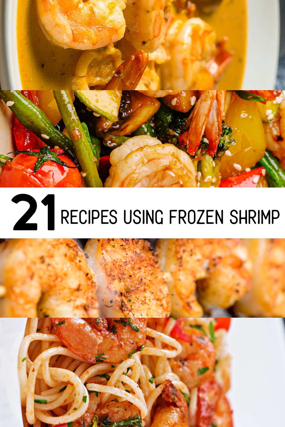 Calling shrimp fans! Head to the freezer section, grab a bag of frozen shrimp, and you've got the start of some easy weeknight dinners.