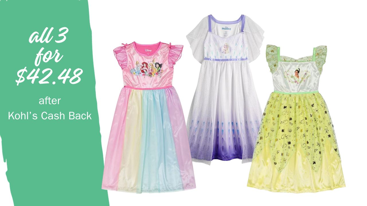 Disney Nightgowns 17.49 + 10 Kohl's Cash Back Southern Savers