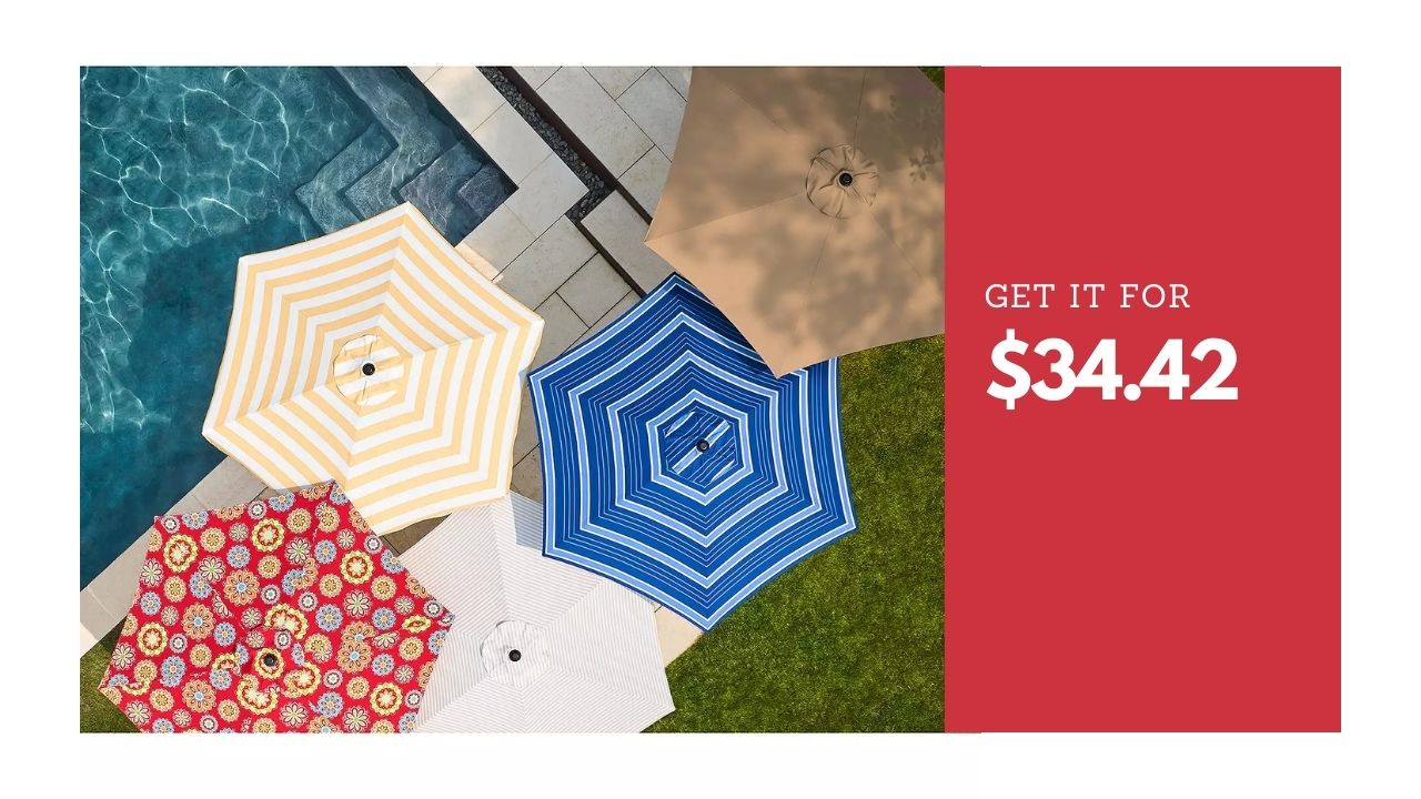 Kohl's Sonoma 9Foot Patio Umbrella 34.42 (reg. 180) Southern Savers