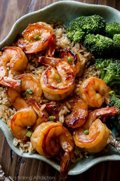 honey garlic shrimp