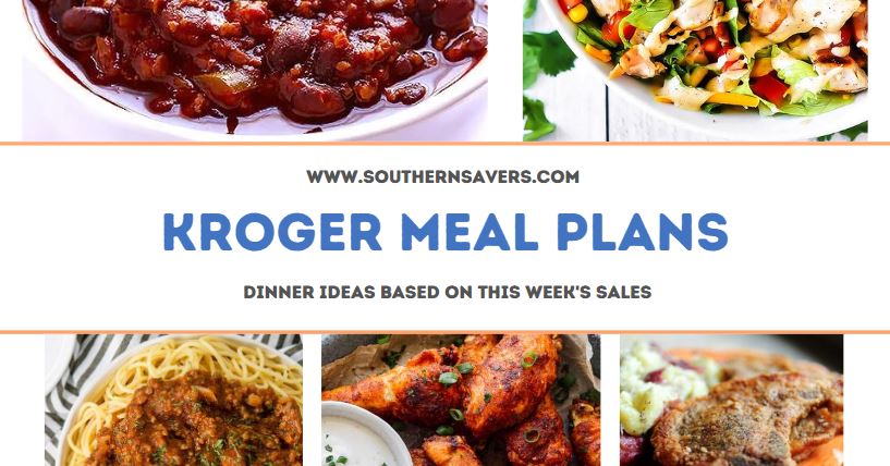 kroger meal plans