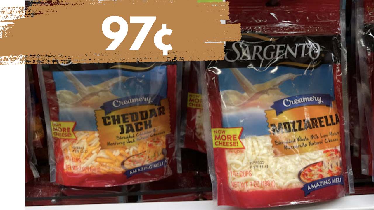 97¢ Sargento Shredded Cheese at Publix Southern Savers