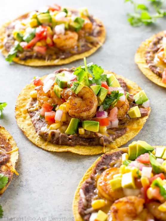 shrimp tostadas