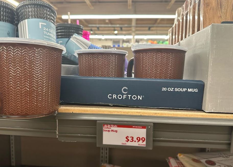 Aldi  Crofton Soup Mugs under $5!