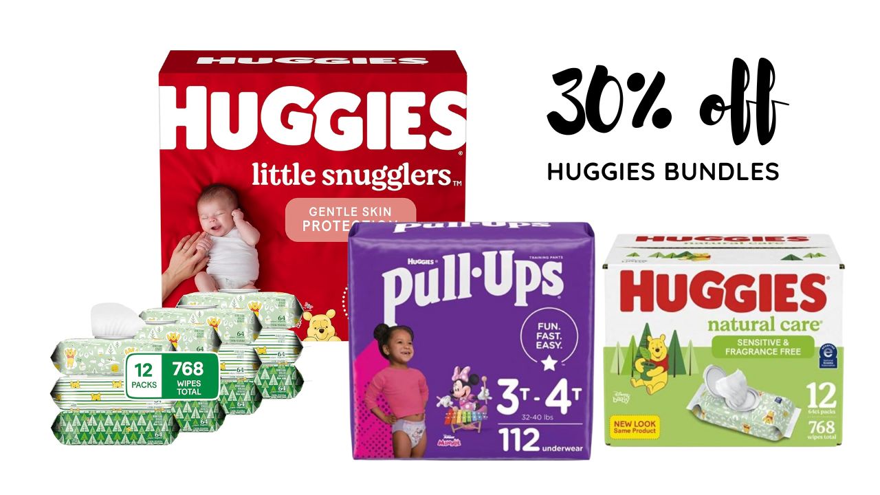 30 off Huggies Diapers & Wipes Bundles Southern Savers