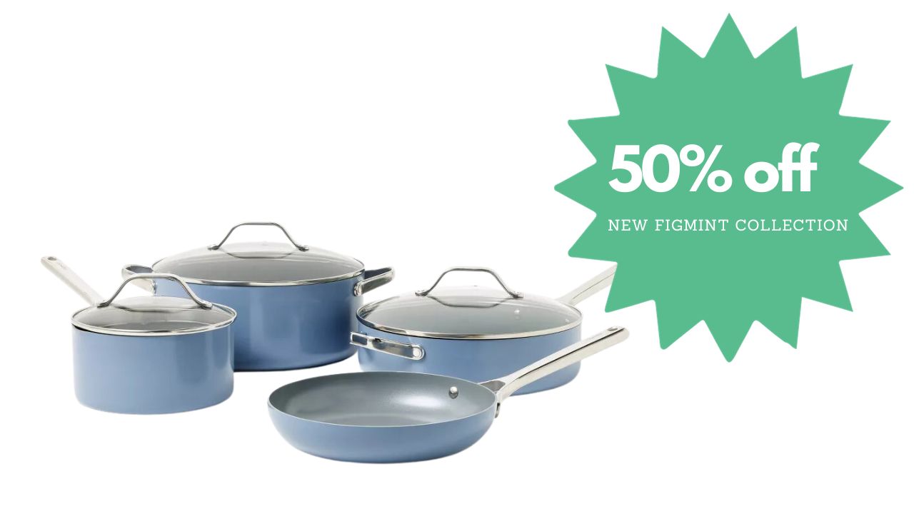 7Piece Figmint Cookware Set 50 (reg. 100) Southern Savers
