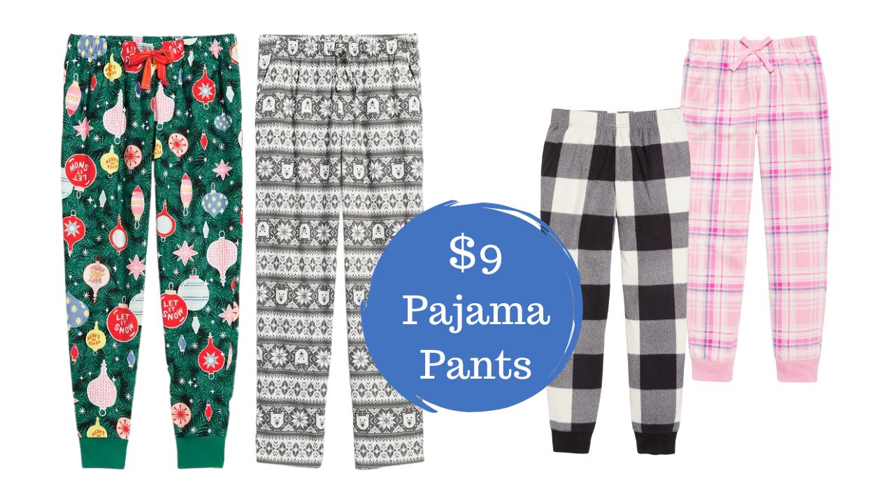 $9 Pajama Pants for Adults & Kids at Old Navy :: Southern Savers