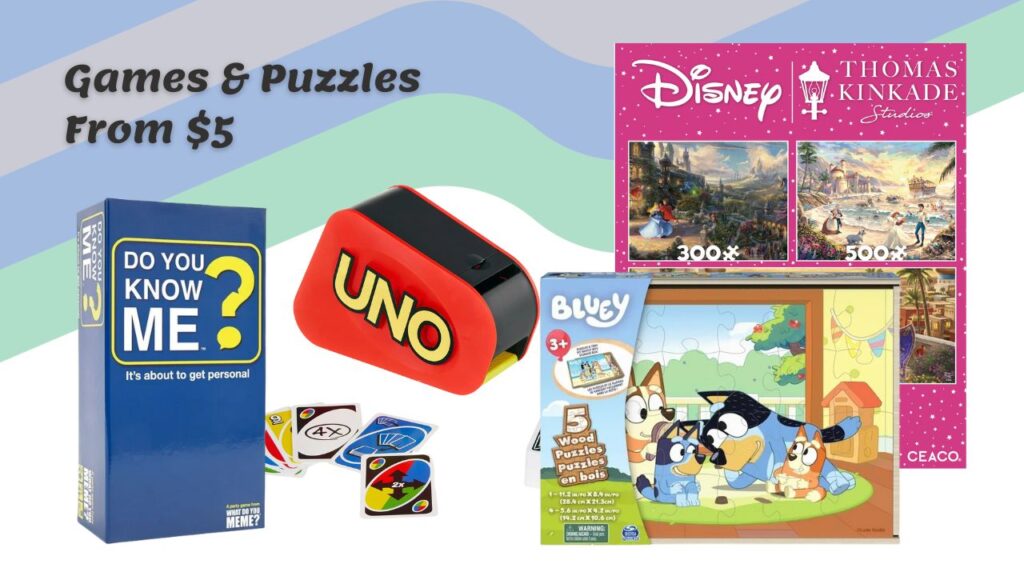 Board Games & Puzzles Starting at 5 Southern Savers