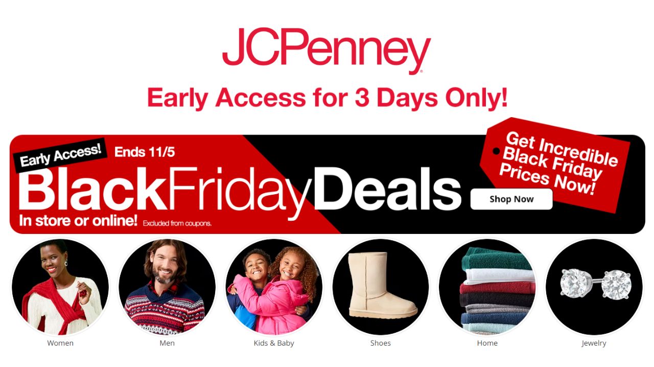 JCPenney Black Friday Early Access