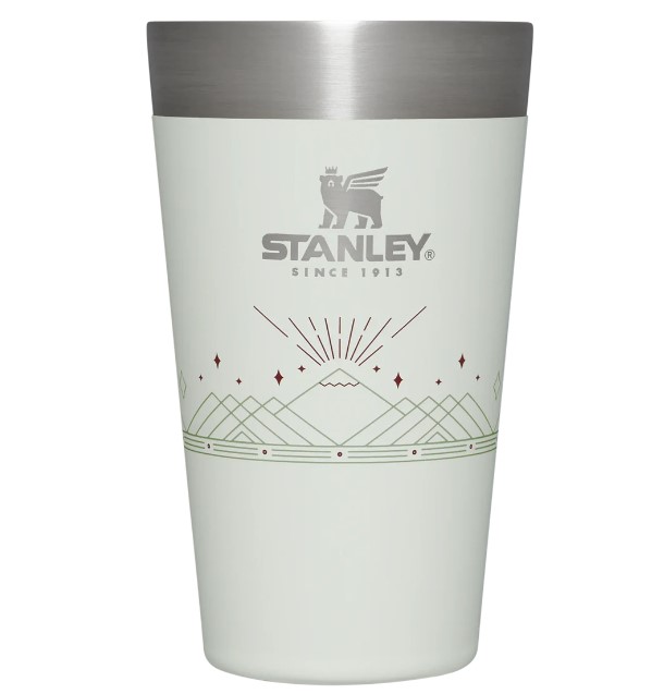 Stanley Winterscape Quencher H2.0 FlowState Tumble | 40 oz, Pale Stone Winterscape