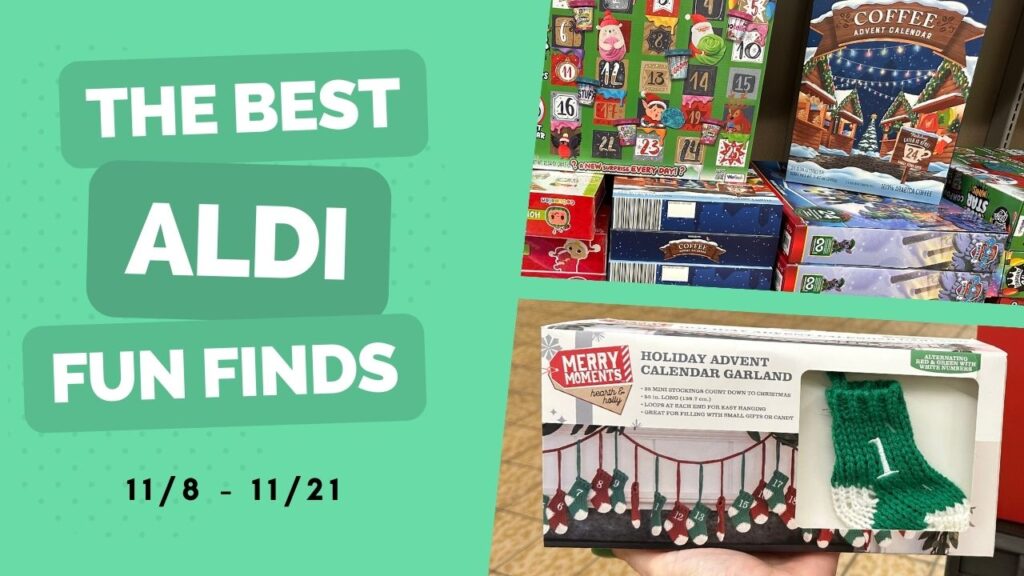 Aldi Fun Finds Advent Calendars Starting at 1.49 and More