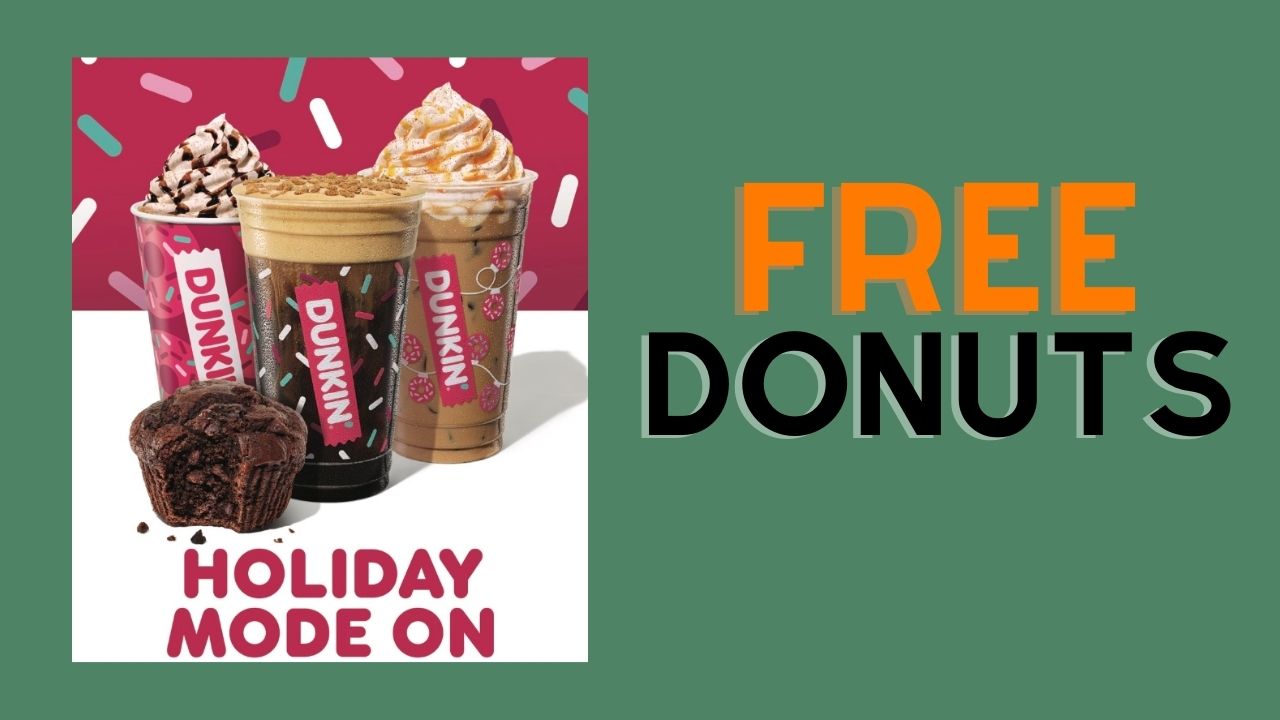 Free Holiday Donut at Dunkin' Donuts! Southern Savers