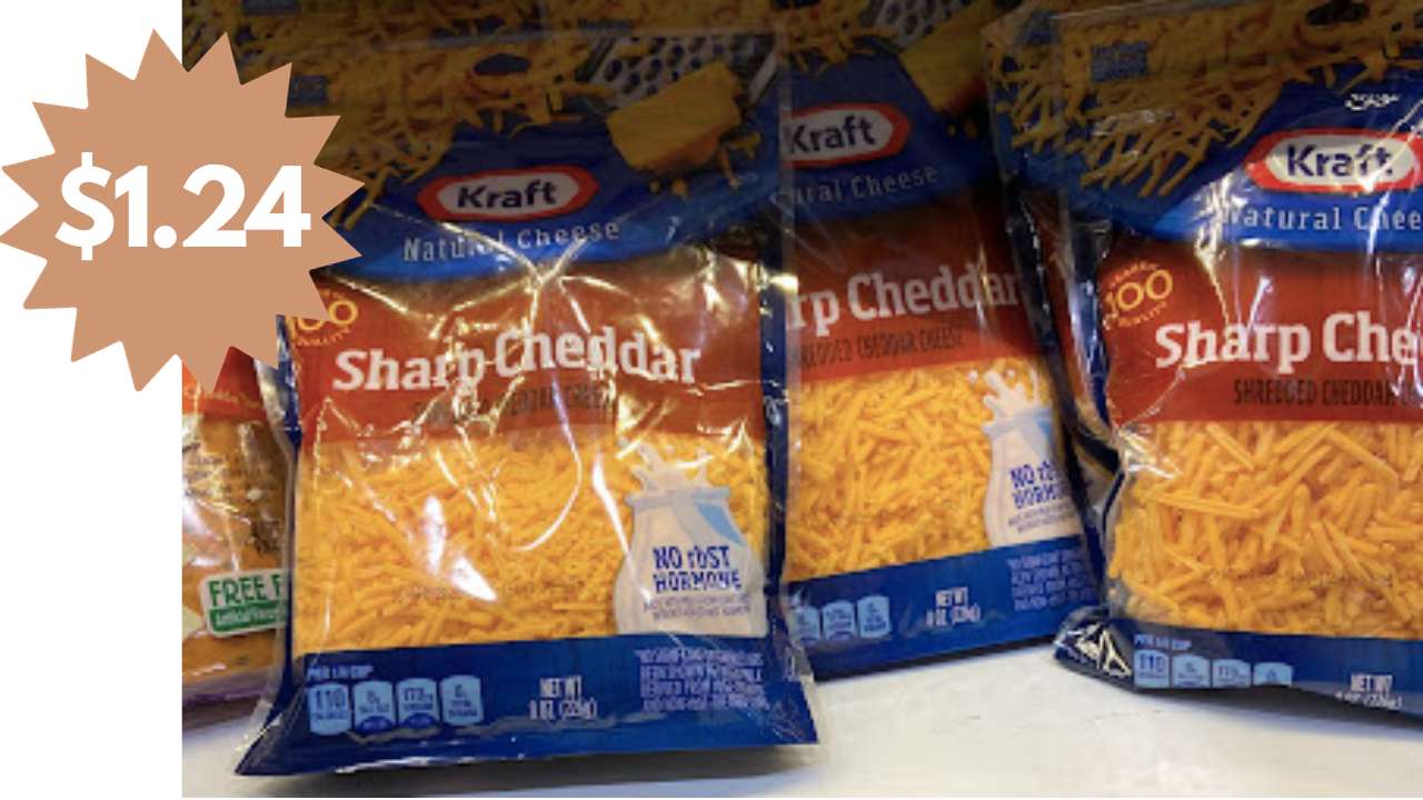 1.24 Kraft Shredded Cheese at Lowes Foods Southern Savers