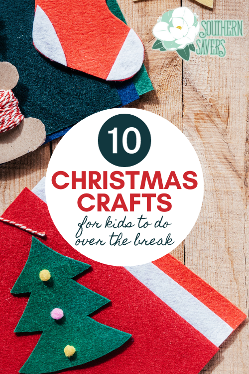 If you're looking for some ways to pass the time over the break, try one of these easy Christmas crafts for kids (with minimal supplies).