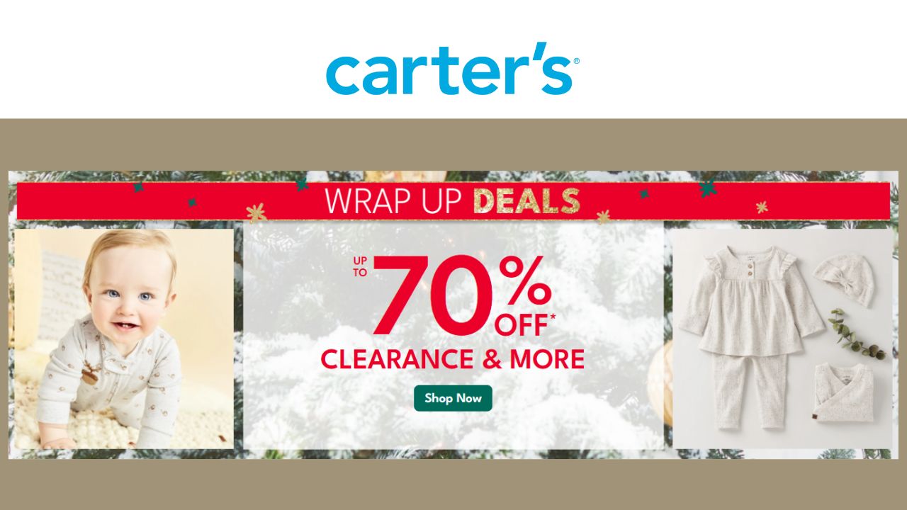 Carter's 70 Off Clearance & More Deals Southern Savers