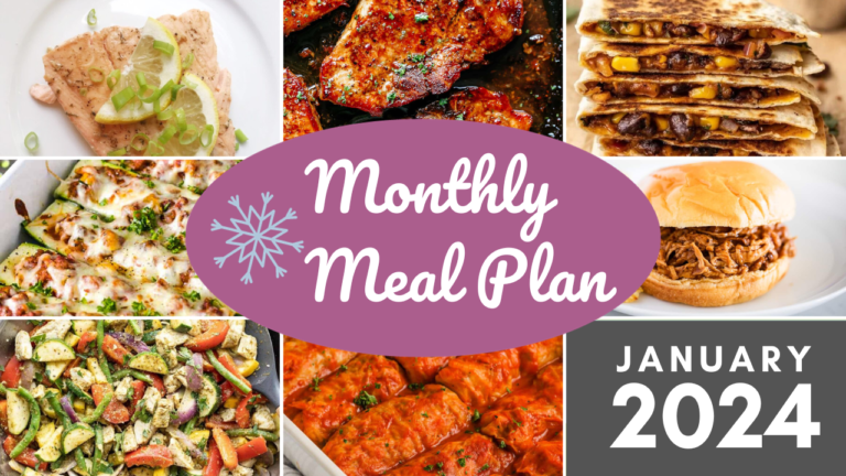 Southern Savers FREE January 2024 Monthly Meal Plan :: Southern Savers