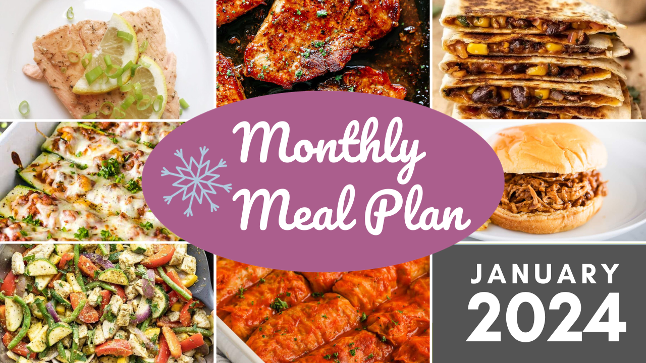 Southern Savers FREE January 2024 Monthly Meal Plan :: Southern Savers