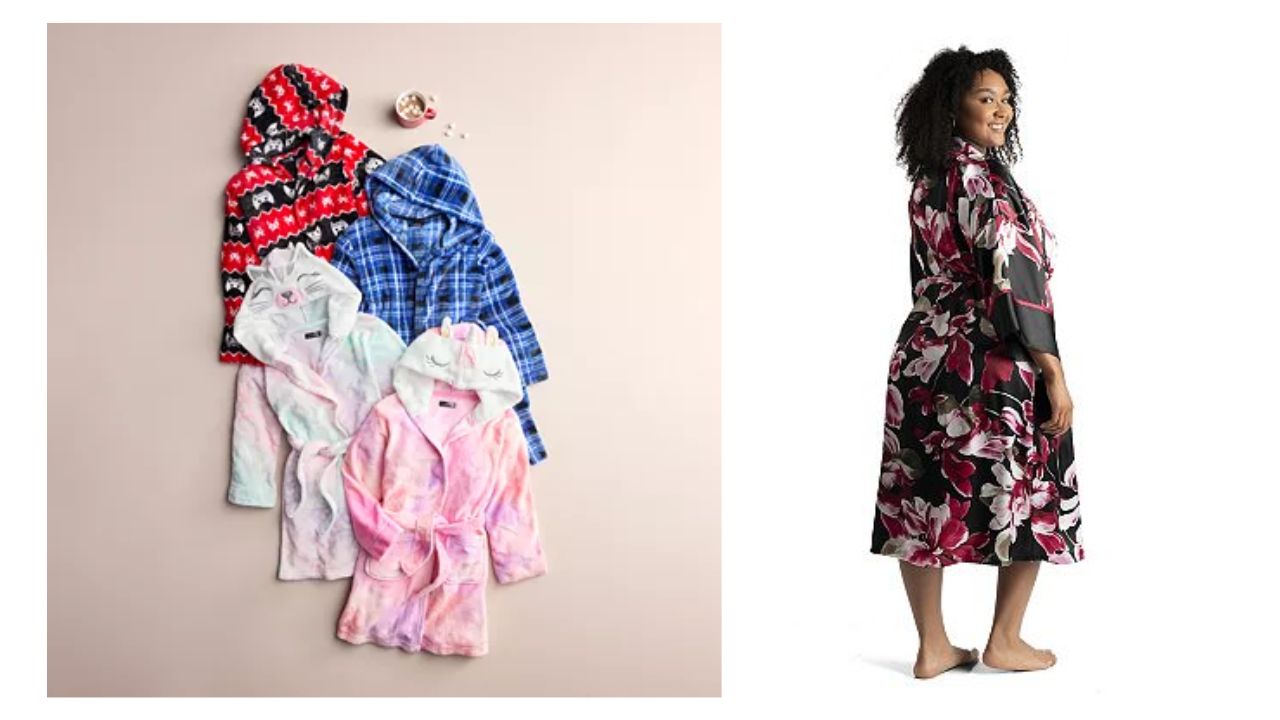 Kohl's Robes for the Entire Family Starting at 11.40 Southern Savers