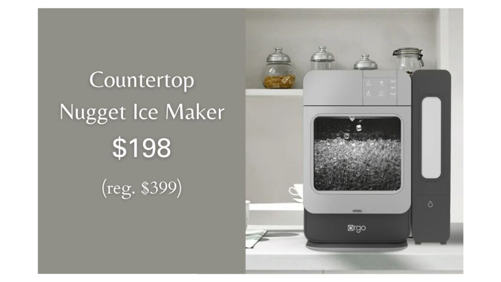 Orgo The Sonic Countertop Ice Maker 198 (reg. 399) Southern Savers