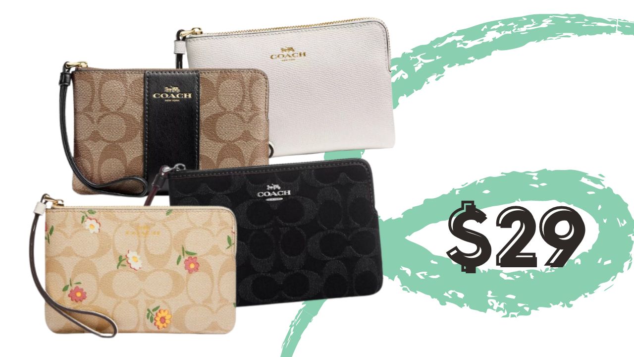 Coach Outlet 29 Wristlet Sale Southern Savers