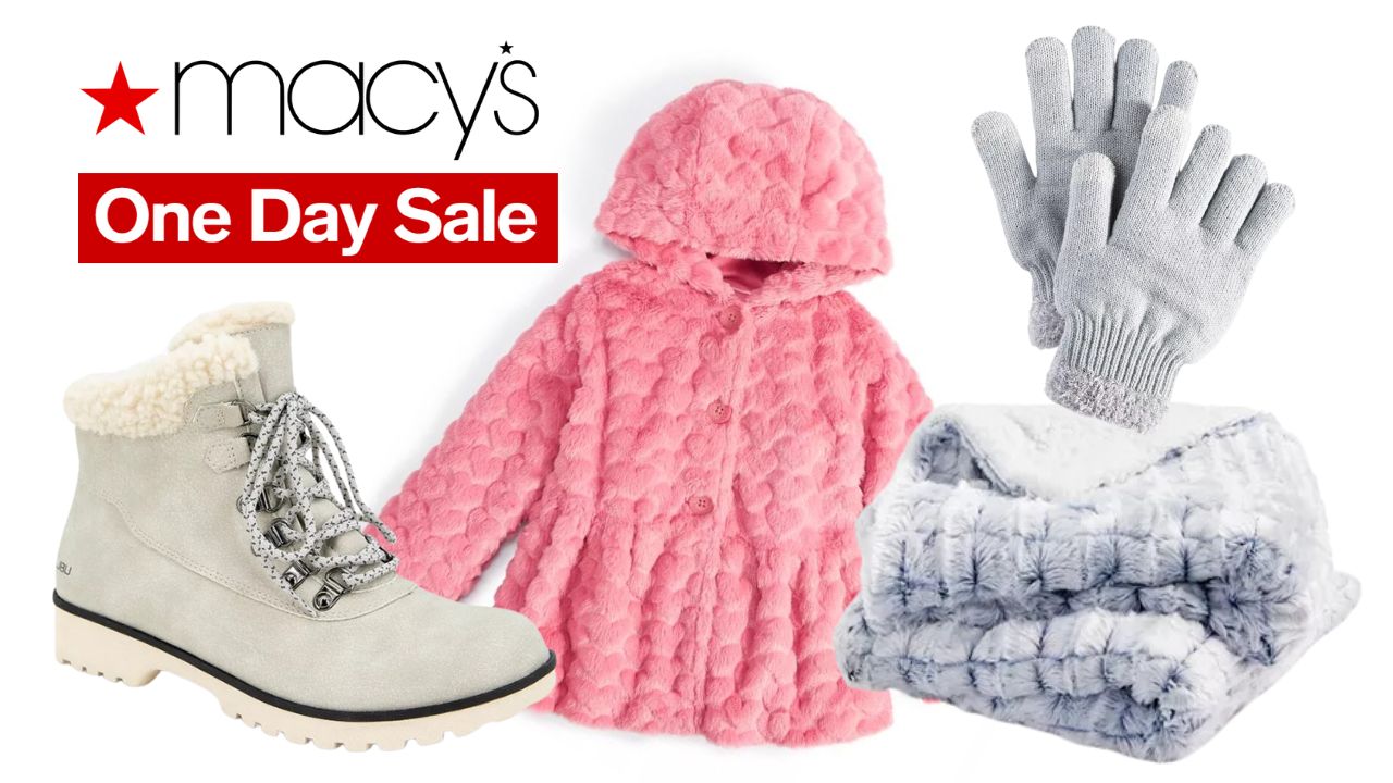 Macy's One Day Sale 4060 Off Winter Wear & More Southern Savers