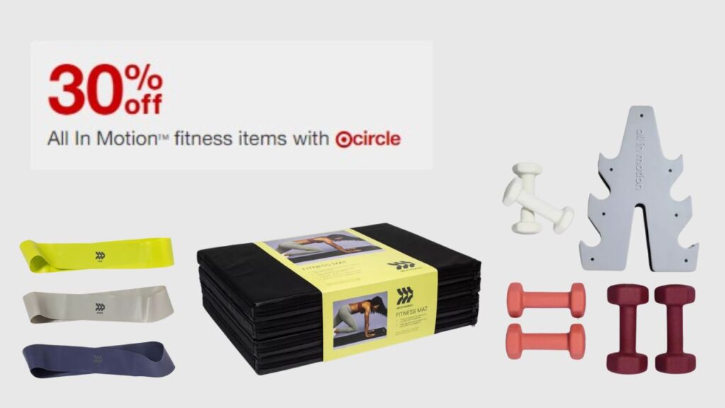 Target Circle  30% Off All In Motion Fitness Gear :: Southern Savers