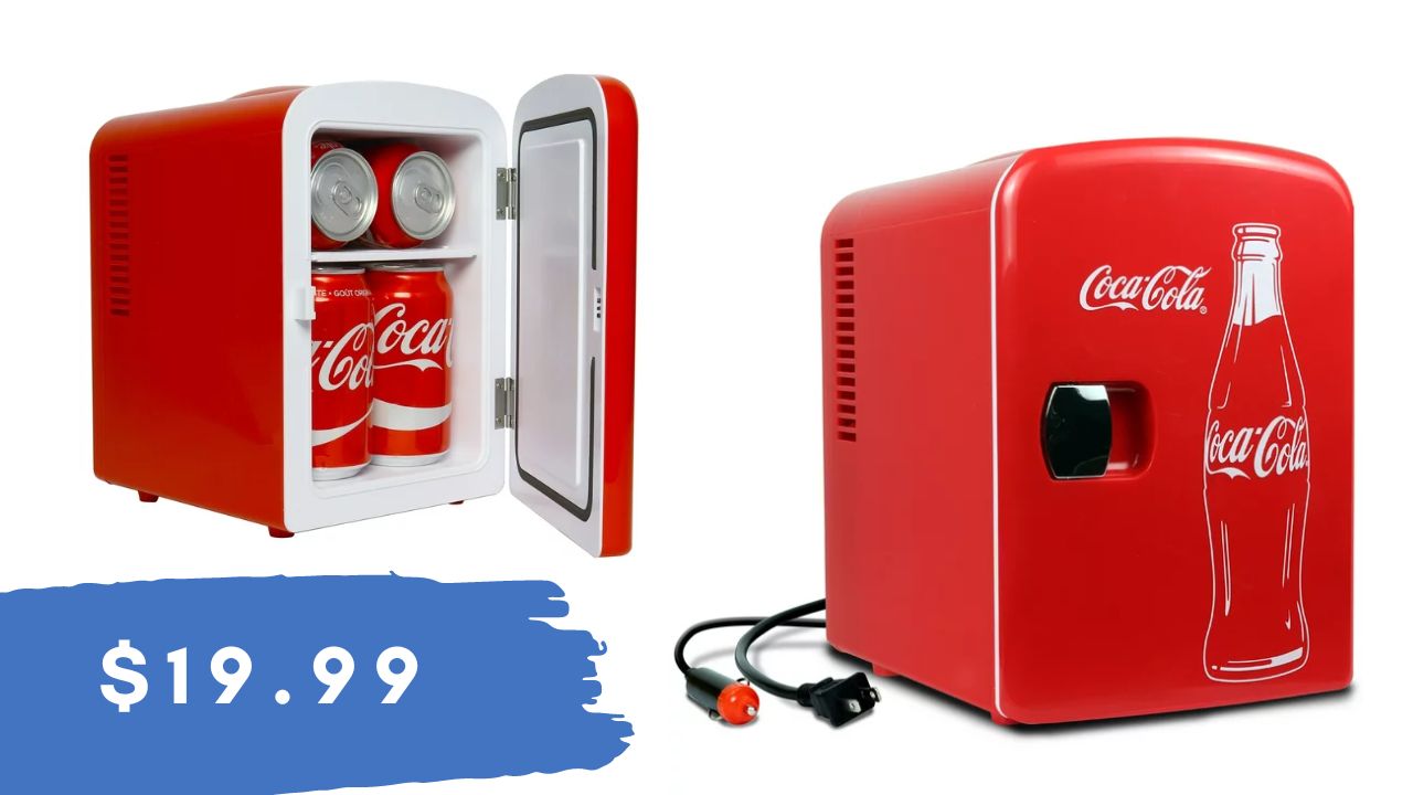 CocaCola 6Can Mini Fridge 19.98 (reg. 50) at Walmart Southern Savers