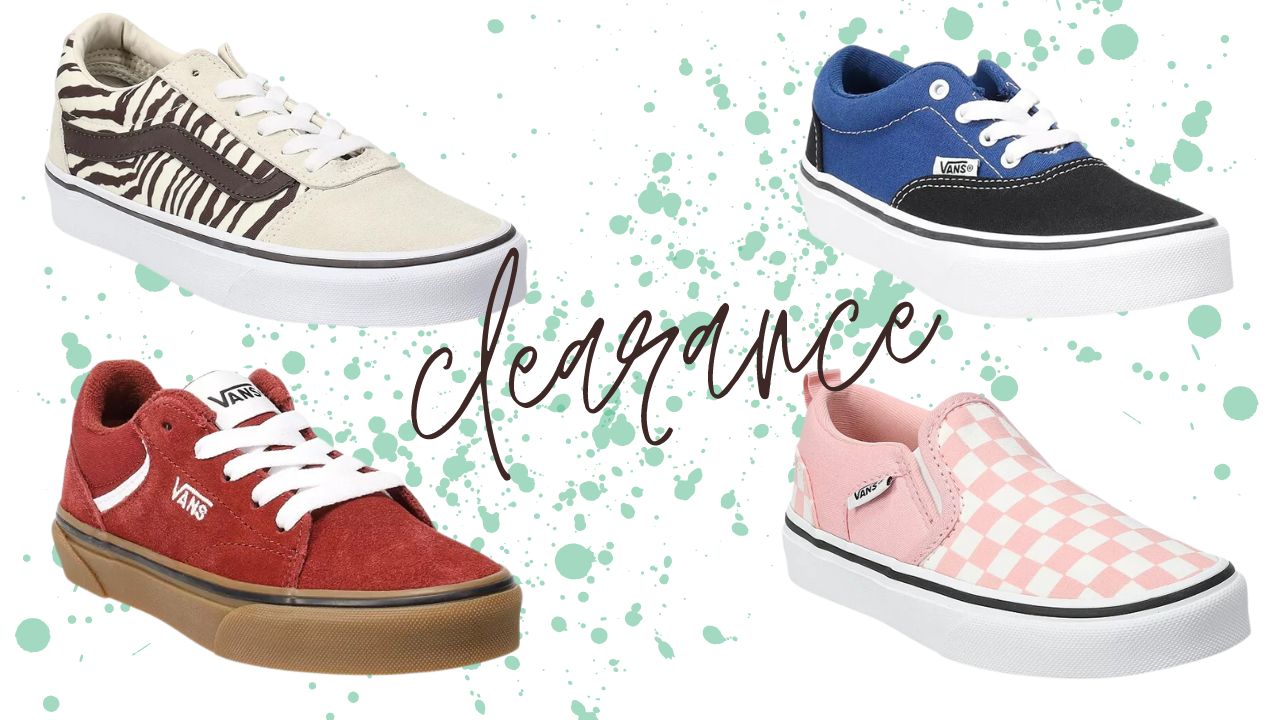 Kohl's Clearance VANS Shoes from 22.74! Women & Kids Styles
