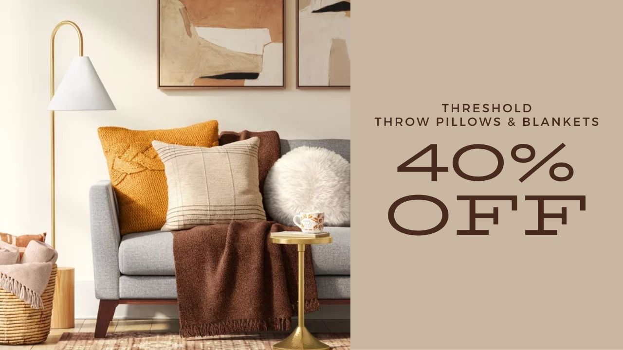 Target 40 Off Threshold Pillows & Blankets Southern Savers