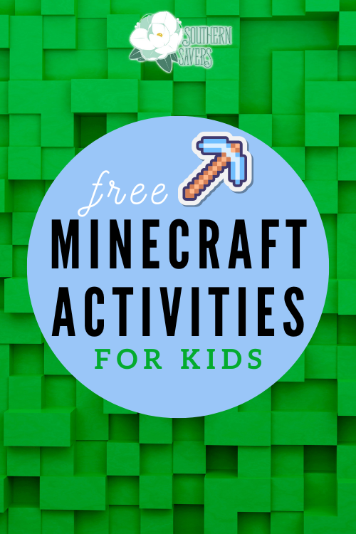 Do you have a Minecraft-loving kid in your home? Here are some free Minecraft activities for kids from young to old, all inspired by the popular game!